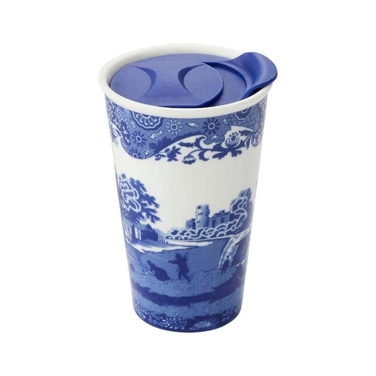 Blue Italian Travel Mug 8Oz