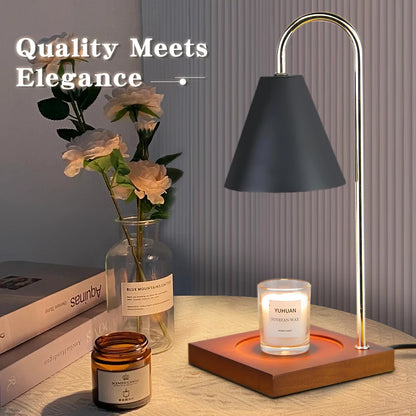 Candle Warmer Lamp Aromatherapy Retro Melting Wax Lamp with Timer Scent Candle Melt Lantern for Home Bedroom Modern Decoration