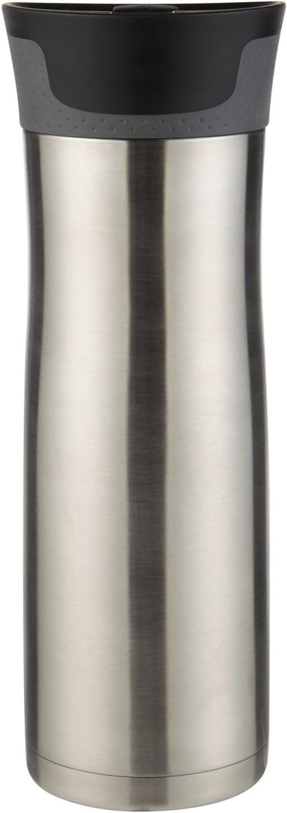 West Loop 20Oz Stainless Steel Vacuum-Insulated Travel Mug, Spill-Proof, Keeps Drinks Hot for 5 Hours, Cold for 12 Hours, Perfect for Commuters and Travelers