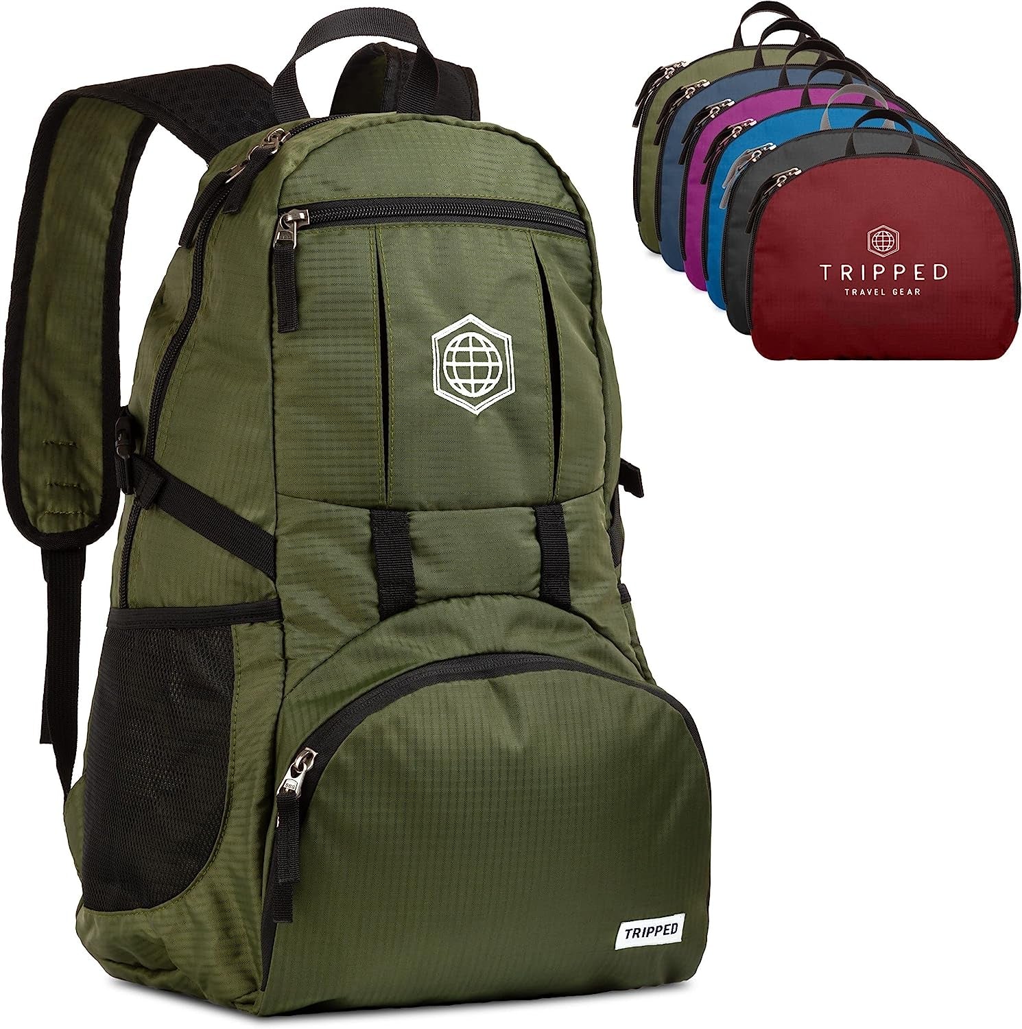 Travel Backpack- Packable Lightweight Daypack for Hiking, Gym, and Airplane