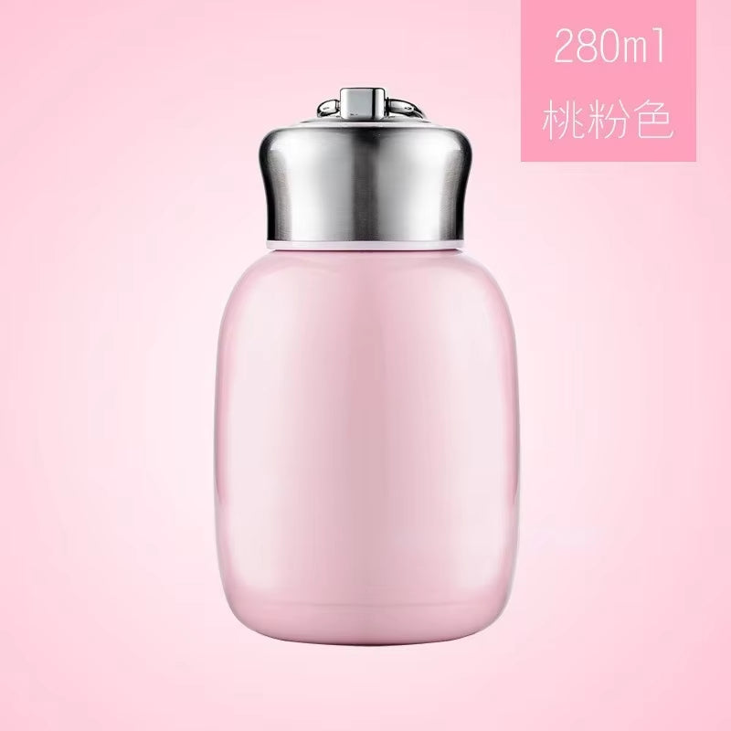 LMHBJY 200ML/280ML Mini Cute Coffee Vacuum Flasks Thermos Stainless Steel Travel Drink Water Bottle Thermoses Cups and Mugs